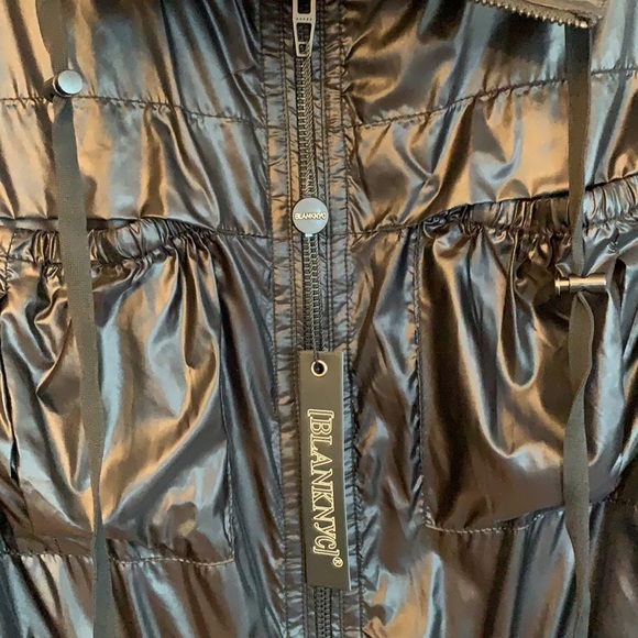 💕HP💕Blank NYC black windbreaker rain jacket - Picture 11 of 12